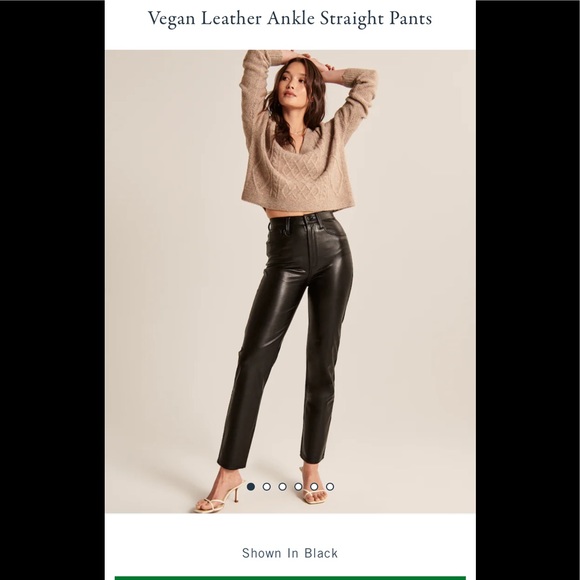 Abercrombie & Fitch Pants - Abercrombie vegan straight ankle pants
